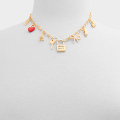 Aldo Ponddamours Red Women's Necklaces - Charm necklace