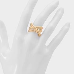 Aldo Beltura in Gold Clear Multi - Ring