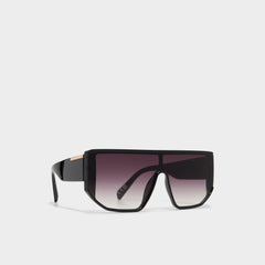 Aldo Thiedan Black/Gold Multi Women's Shield - Shield sunglasses