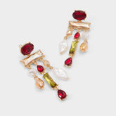 Aldo Savannahh in Bordo - Chandelier earrings
