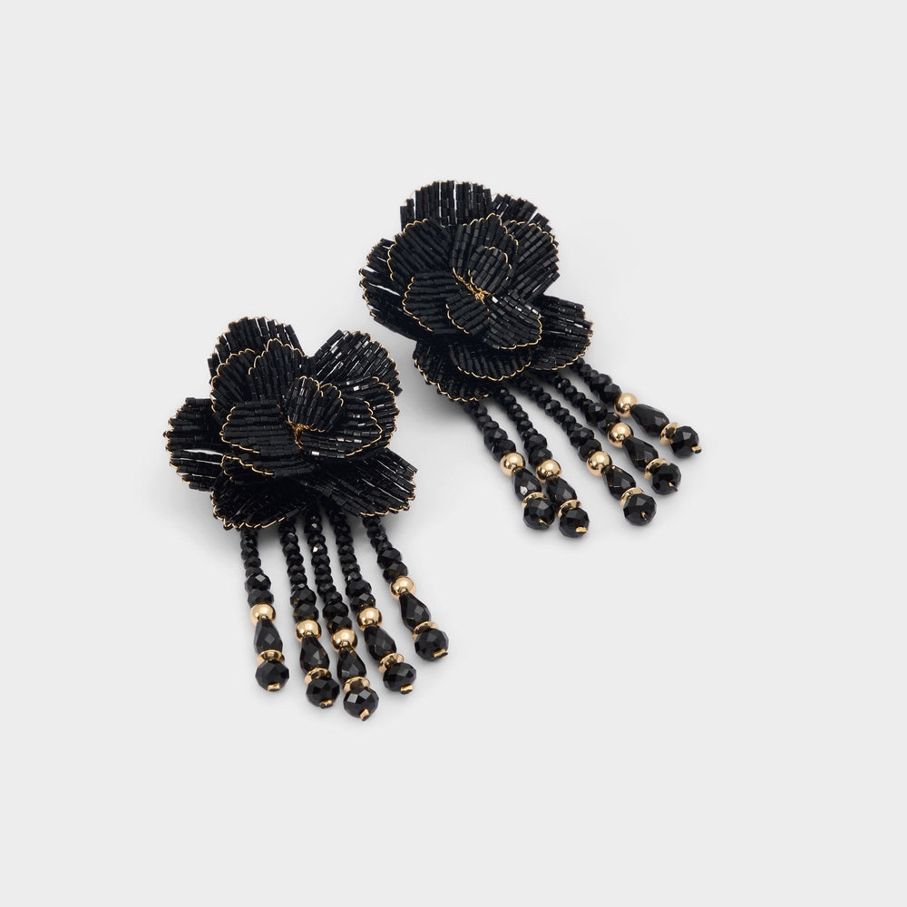 Aldo Petalia Black/Gold Multi Women's Earrings - Statement earrings