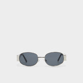 Aldo Unirerin Silver Women's Round - Round sunglasses