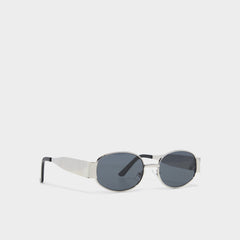 Aldo Unirerin Silver Women's Round - Round sunglasses