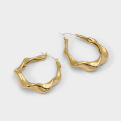 Aldo Patroklos Gold Women's Earrings - Hoop earrings