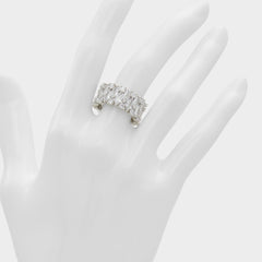 Aldo Nikka Silver/Clear Multi Women's Cubic Zirconia - Ring
