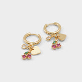 Aldo Cerisiaa Red Women's Gold plated - Earrings