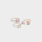 Aldo Pimediax Pastel Multi Women's Rings - Stackable rings