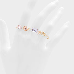 Aldo Pimediax Pastel Multi Women's Rings - Stackable rings