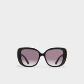 Aldo Dorkayx Black/Gold Multi Women's Square - Square sunglasses