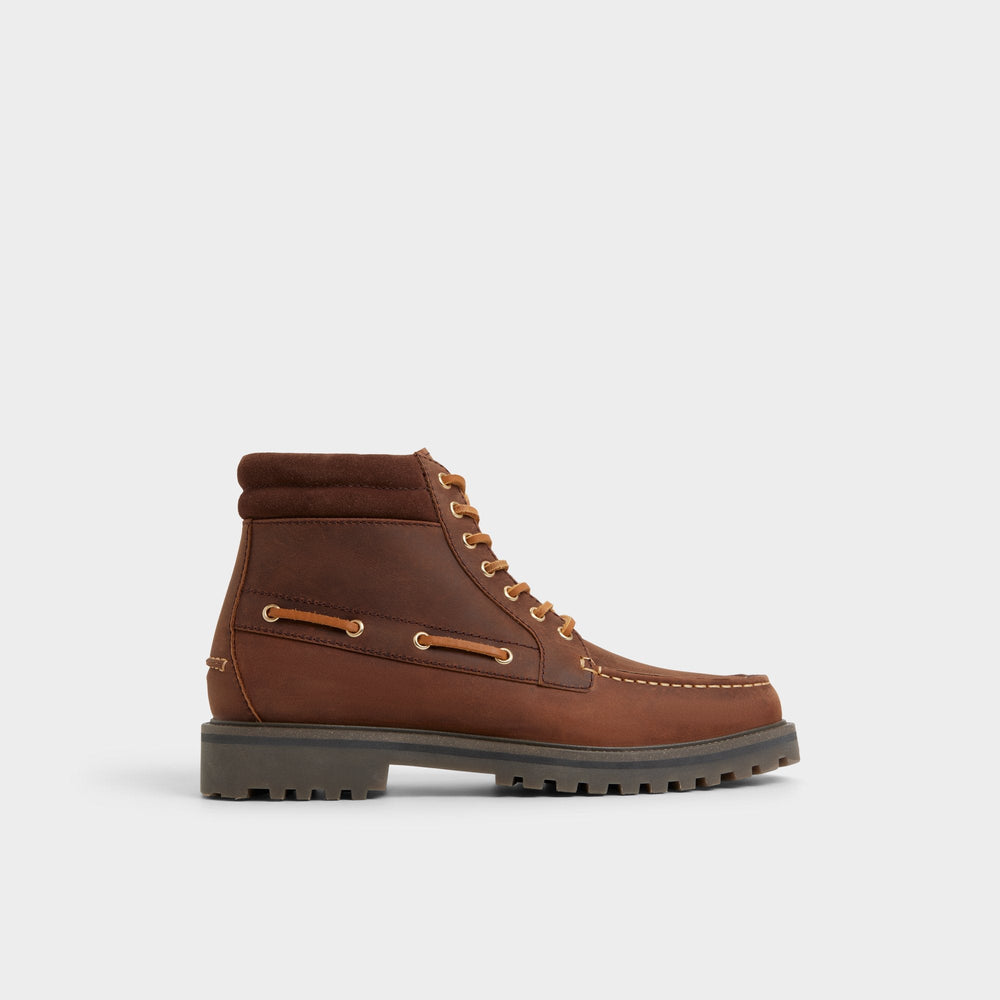 Aldo Farrell in Medium Brown - Combat boot, Lug sole