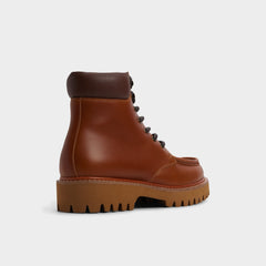 Aldo Grier in Cognac - Combat boot, Lug sole