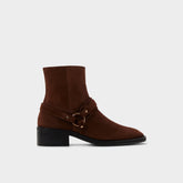 Aldo Marcos in Dark Brown - Ankle boot, Block heel