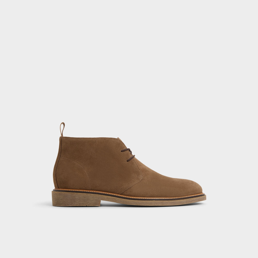 Aldo Jefrey Dark Brown Leather Suede Men's Chukka boots - Chukka boot