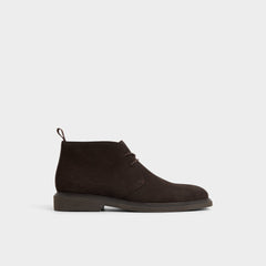 Aldo Jefrey Dark Brown Leather Suede Men's Chukka boots - Chukka boot