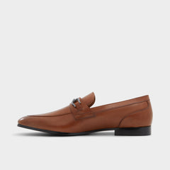 Aldo Marinho Cognac Leather Smooth Men's Dress Shoes - Loafer