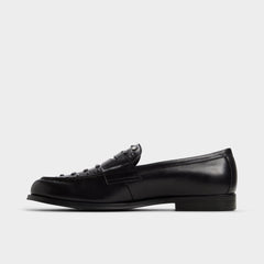 Aldo Keifer Black/Silver Multi Men's Dress Shoes - Loafer