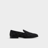 Aldo Casino Other Black Synthetic Textured Men's Dress Shoes - Loafer
