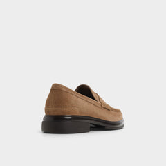 Aldo Tucker Other Brown Leather Suede Men's Dress Shoes - Loafer