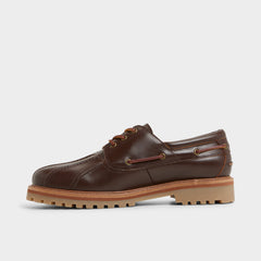 Aldo Finn in Medium Brown - Boat shoe, Lug sole