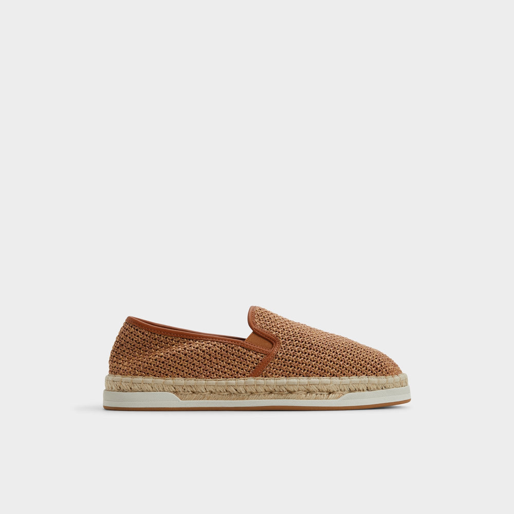 Aldo Johnney Cognac Textile Raffia Men's Espadrilles - Espadrille