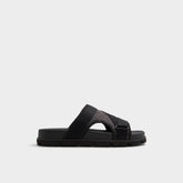 Aldo Deniels Open Black Men's Slides - Slide sandal