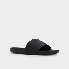 Aldo Atrani Black Men's Slides - Slide sandal