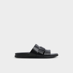 Aldo Padien Black Men's Sandals & Slides - Slide sandal
