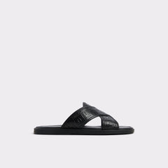 Aldo Olino Open Black Men's Slides - Slide sandal