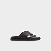 Aldo Darley Dark Brown Men's Sandals & Slides - Strappy flat sandal