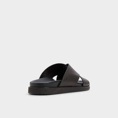 Aldo Darley Dark Brown Men's Sandals & Slides - Strappy flat sandal