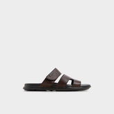 Aldo Windham Dark Brown Men's Sandals & Slides - Slide sandal