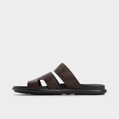 Aldo Windham Dark Brown Men's Sandals & Slides - Slide sandal