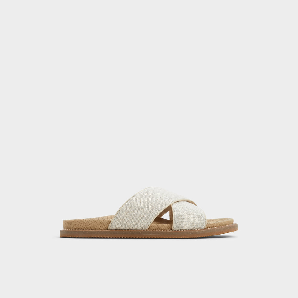Aldo Marrin Open Beige Men's Slides - Slide sandal