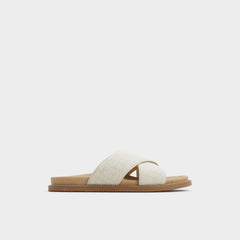 Aldo Marrin Open Beige Men's Slides - Slide sandal