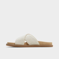 Aldo Marrin Open Beige Men's Slides - Slide sandal