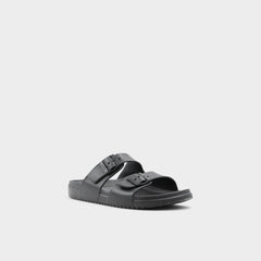 Aldo Hideo Black Men's Slides - Slide sandal