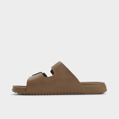 Aldo Hideo Light Brown Men's Slides - Slide sandal