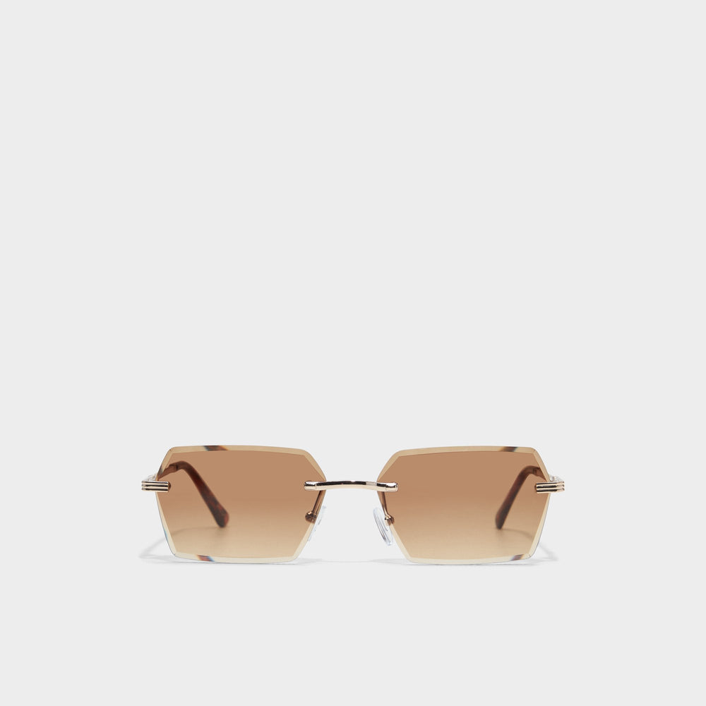 Aldo Kaaolle Gold Men's Rectangle - Rectangle sunglasses