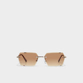 Aldo Kaaolle Gold Men's Rectangle - Rectangle sunglasses