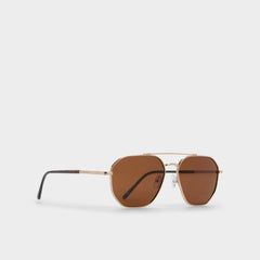 Aldo Biensfeldt in Gold - Aviator sunglasses
