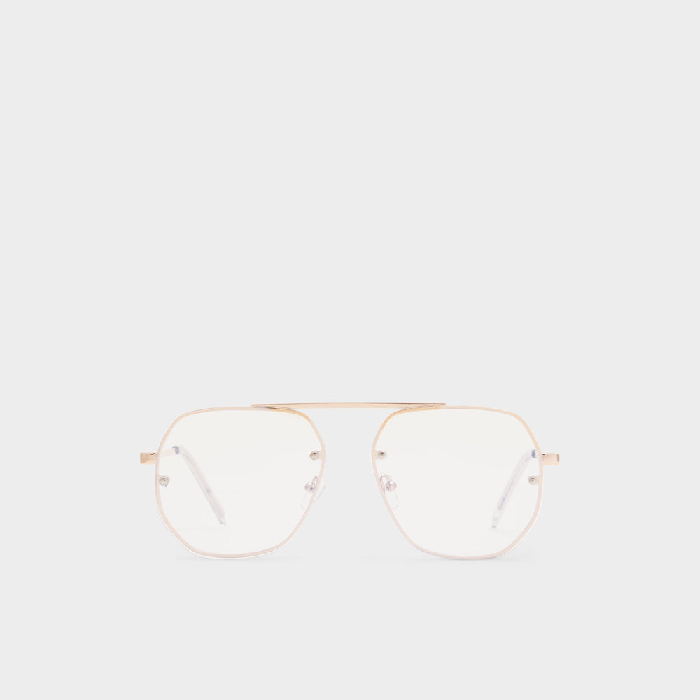 Aldo Diprion Gold Men's Aviator - Non-prescription reading glasses