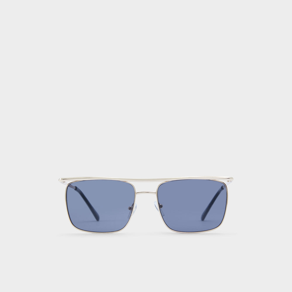 Aldo Seveathien Gold Men's Aviator - Rectangle sunglasses