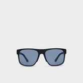 Aldo Tervetes Black Men's Shield - Rectangle sunglasses