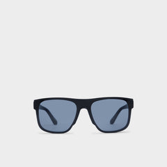 Aldo Tervetes Black Men's Shield - Rectangle sunglasses