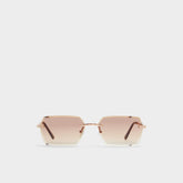 Aldo Arilalith Light Brown Men's Round - Oval sunglasses