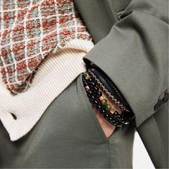 Aldo Alderbrae Dark Green Men's Jewelry - Bracelet