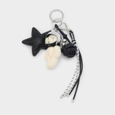 Aldo Astrobear in Black Silver Multi - Bag charm