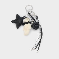 Aldo Astrobear in Black Silver Multi - Bag charm