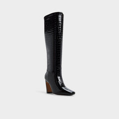 Aldo Vivienna in Black - Knee-high boot, Block heel