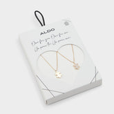 Aldo Besties Gold/Clear Multi Women's Necklaces - Gift set